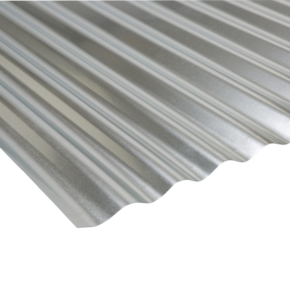 Amerimax Project Panel Corrugated 3 Ft Galvanized Steel Roof 4736011001 The Home Depot - Corrugated Metal Panel Home Depot Amerimax Project Panel Corrugated 3 Ft Galvanized Steel Roof 4736011001 The Home Depot - Corrugated Metal Panel Home Depot