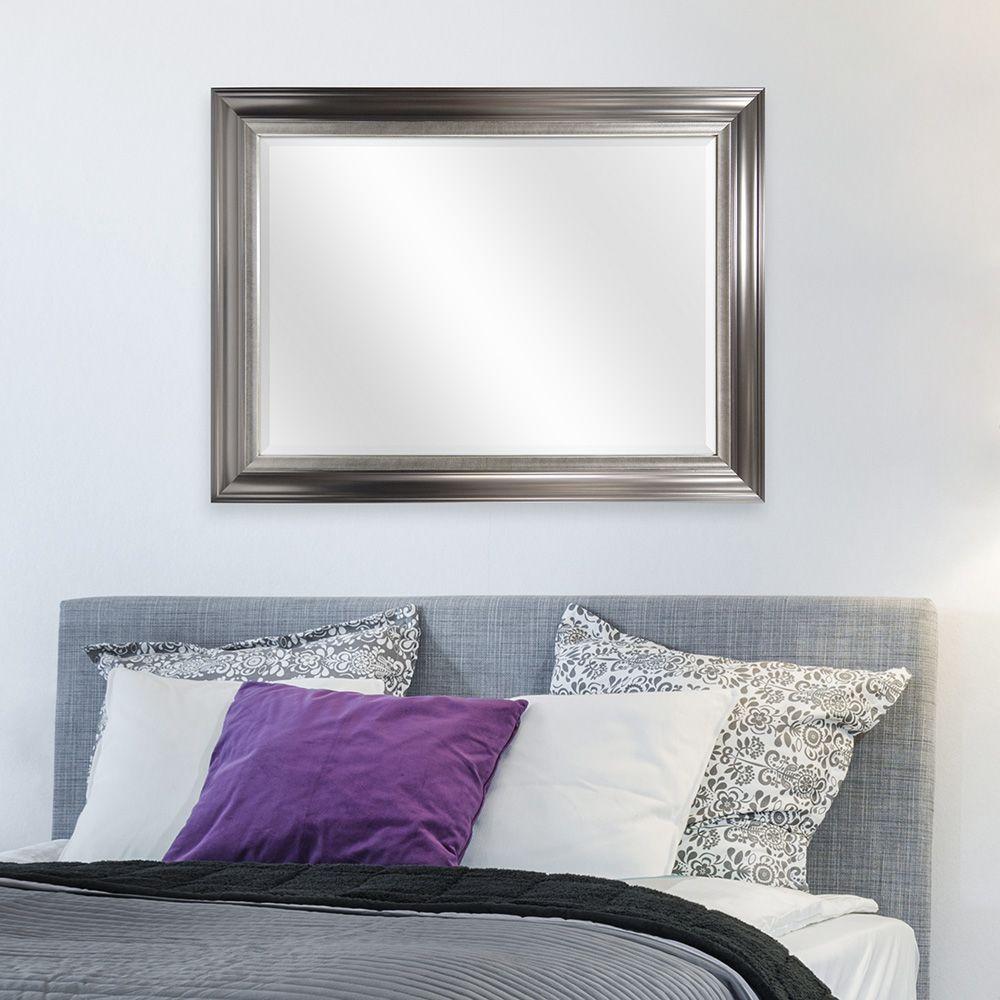 MCS Medium Rectangle Silver Casual Mirror (39.87 in. H x 29.87 in. W)