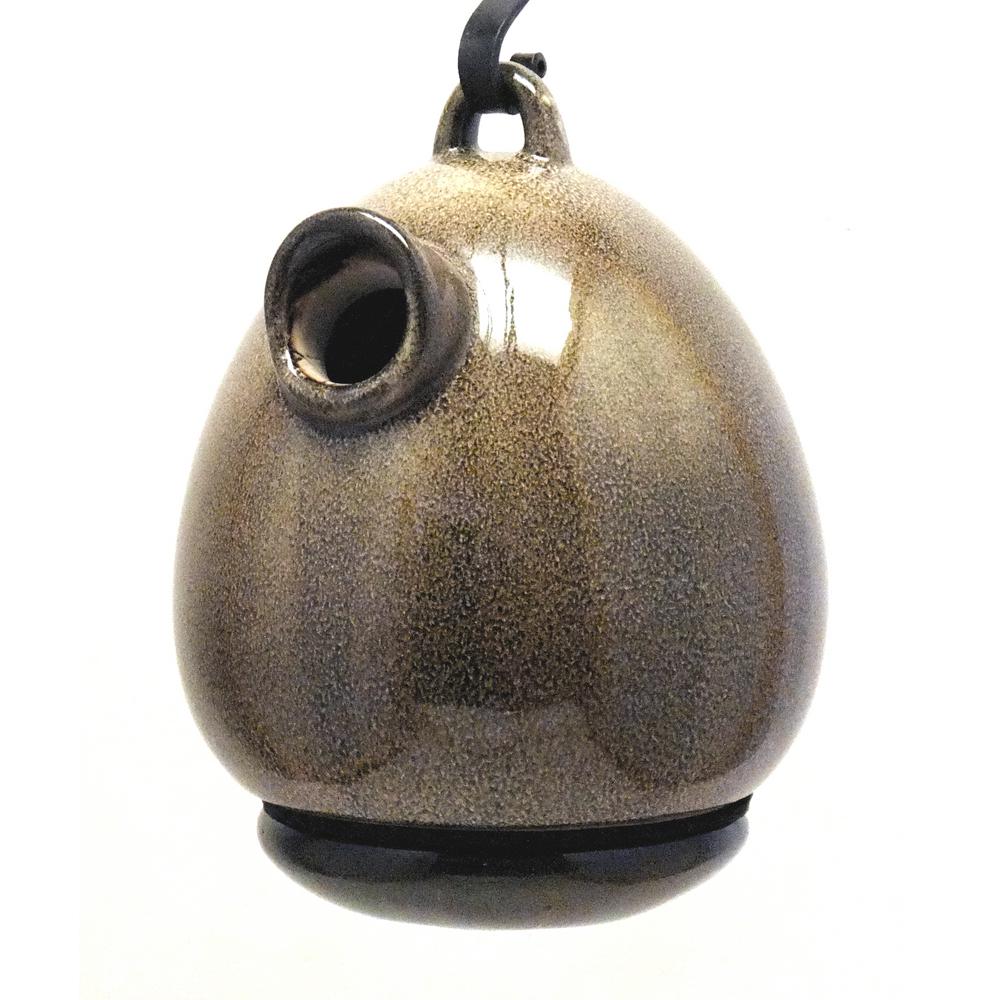 Byer Of Maine 9 In Sandy Granite Ceramic Egg Shape Bird House