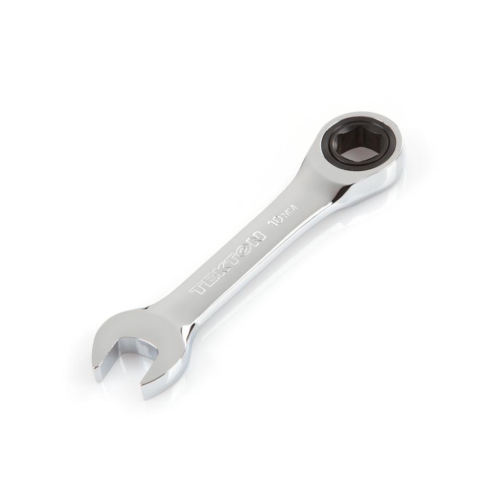 TEKTON 10 mm Stubby Ratcheting Combination WrenchWRN50110 The Home Depot