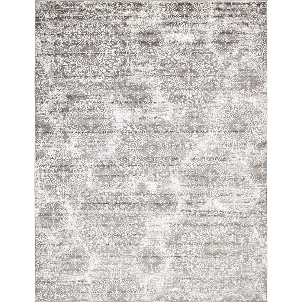 Unique Loom Monaco Gray 9 ft. x 12 ft. Area Rug3138674 The Home Depot