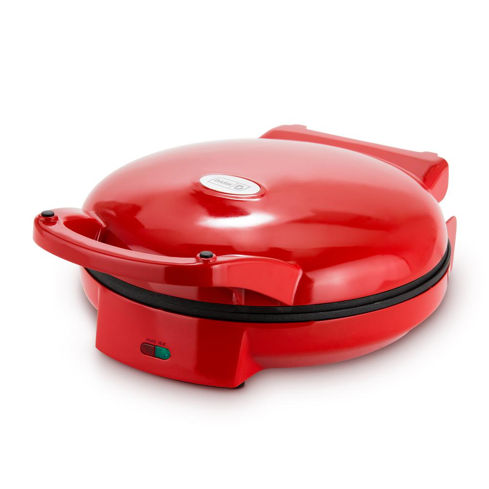 Dash Double Up 12 in. Electric Skillet and Oven in Red DPS001RD The Home Depot
