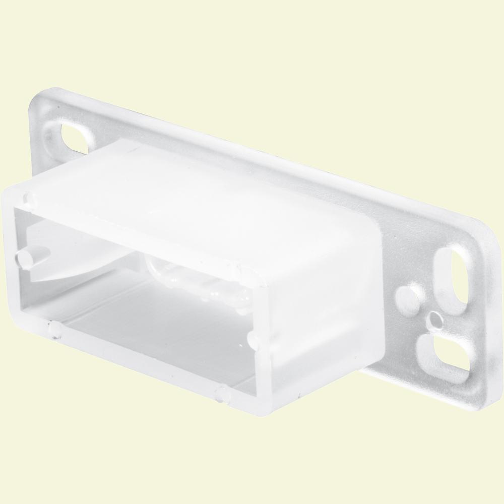Plastic White Drawer Slides The Home Depot