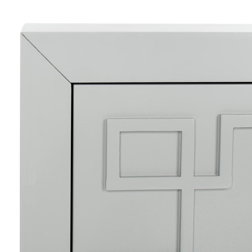 Safavieh Raina 3 Drawer Gray Gold Chest Chs6412d The Home Depot