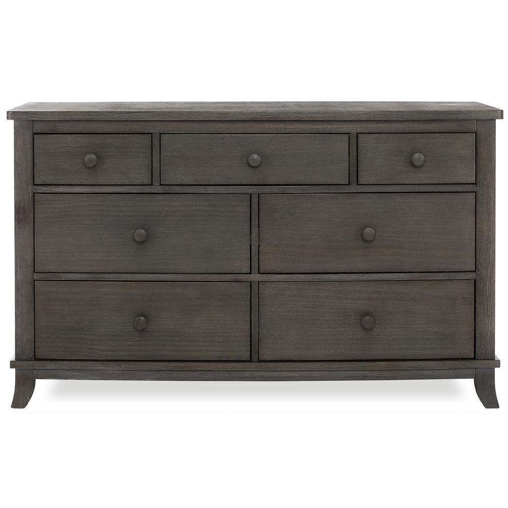 evolur belmar double dresser rustic grey