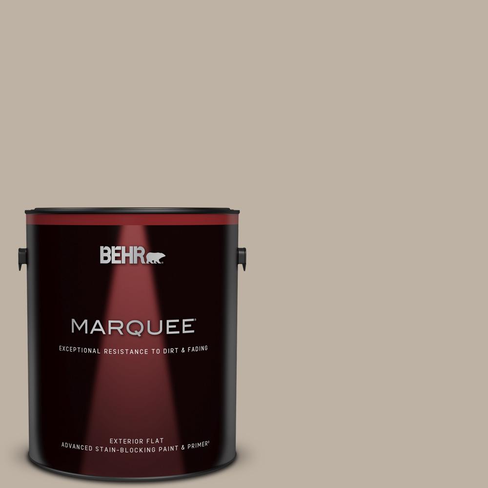 Behr Marquee 1 Gal N220 3 Smokestack Flat Exterior Paint And Primer In One 445401 The Home Depot