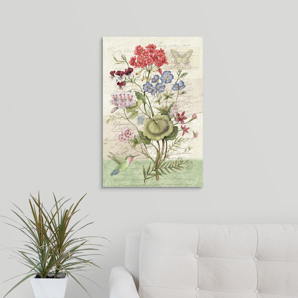 Pinnacle Blooms in Mason Jar Floral Canvas Wall Art 1711-3406 - The ...