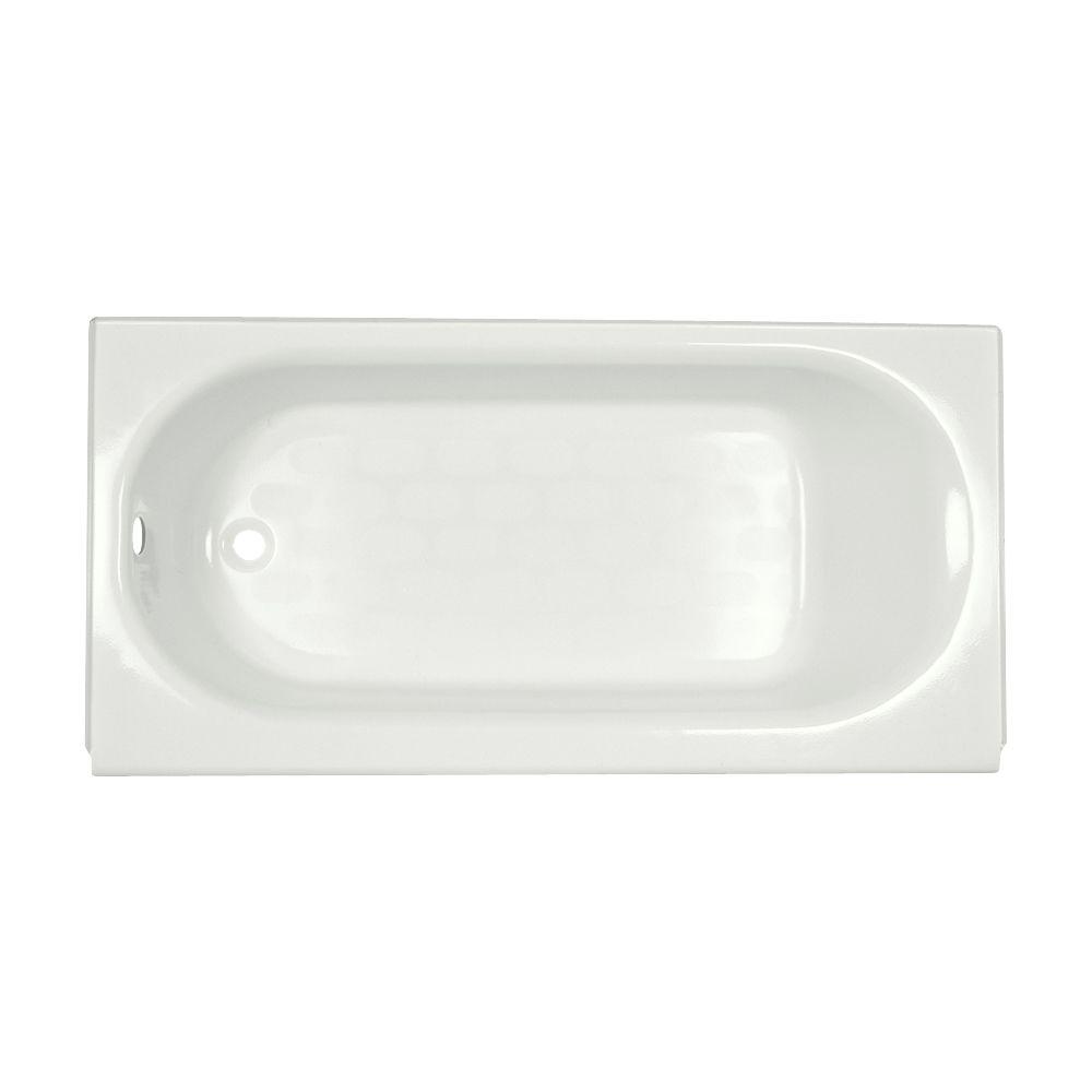 American Standard Princeton 5 ft. Left Hand Drain Rectangular Apron Front Bathtub For Above Floor Installation in White