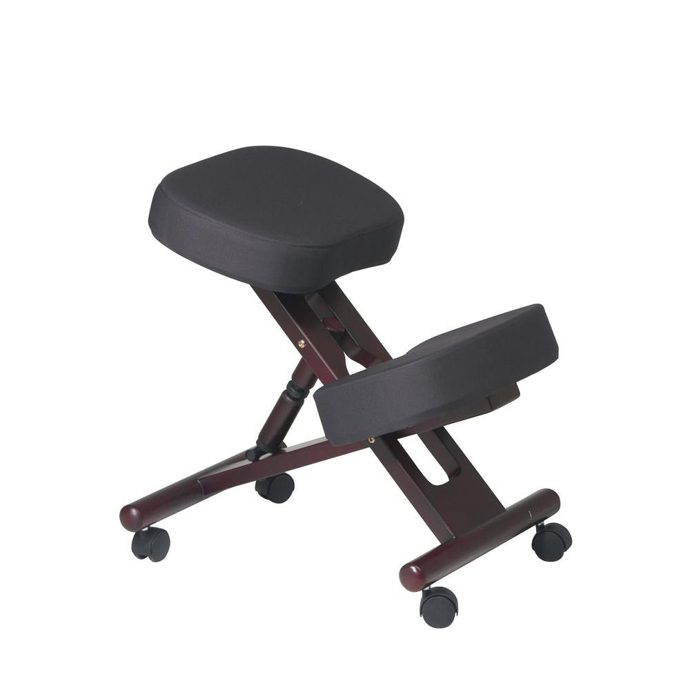 Work Smart Black Knee Chair Kcw773 The Home Depot Work Smart Black Knee Chair