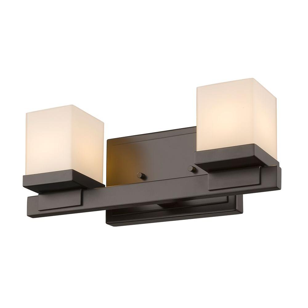 Volume Lighting Rainier 4-Light Foundry Bronze Bath And Vanity Light ...