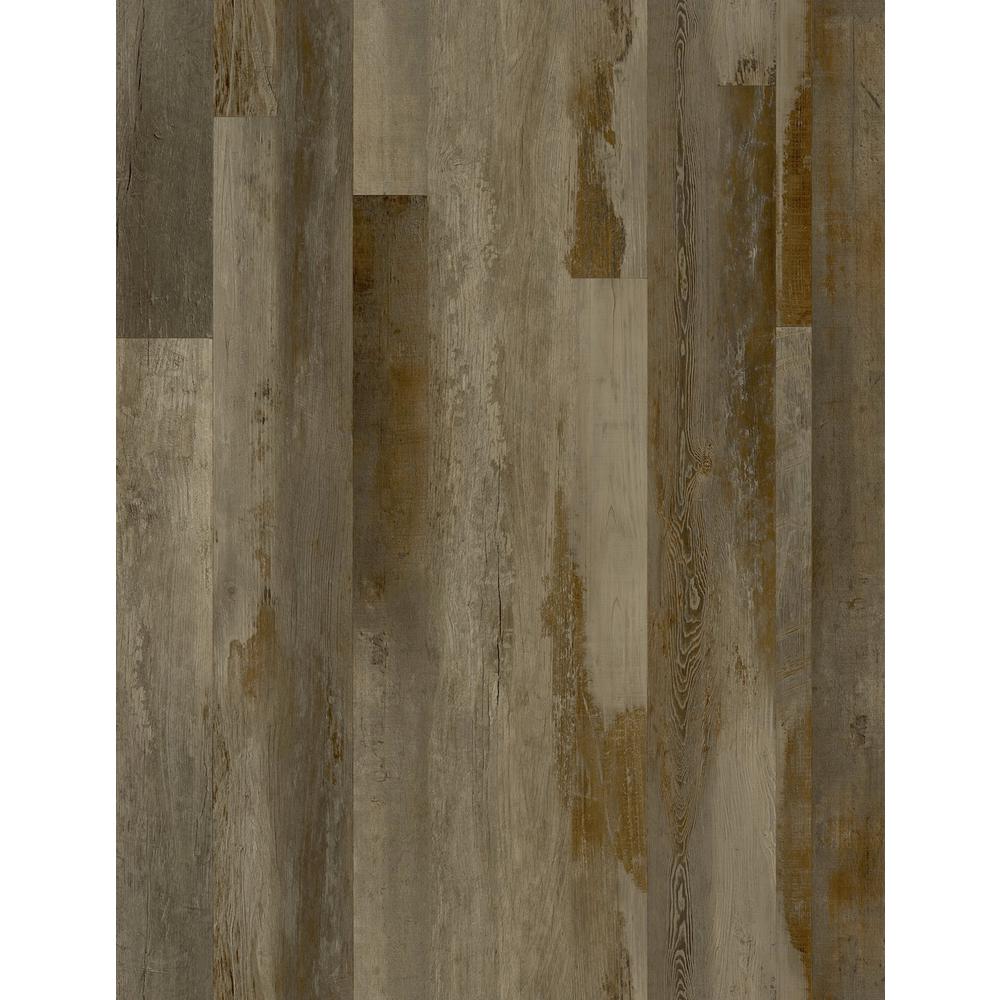 Duradecor Fumed Distressed Wood 7 In X 48 In Peel And Stick Wall
