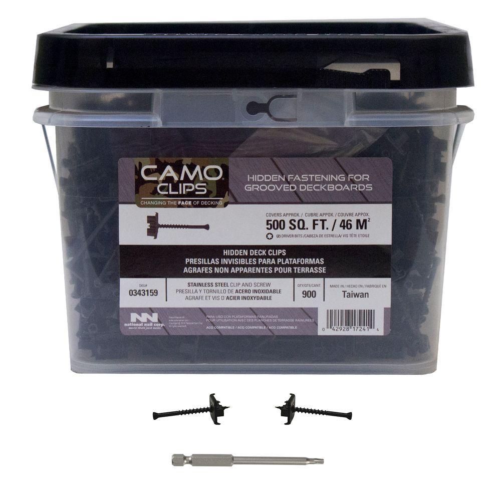 CAMO 17/8 in. 316 Stainless Steel Trimhead Deck Screw (1750Count