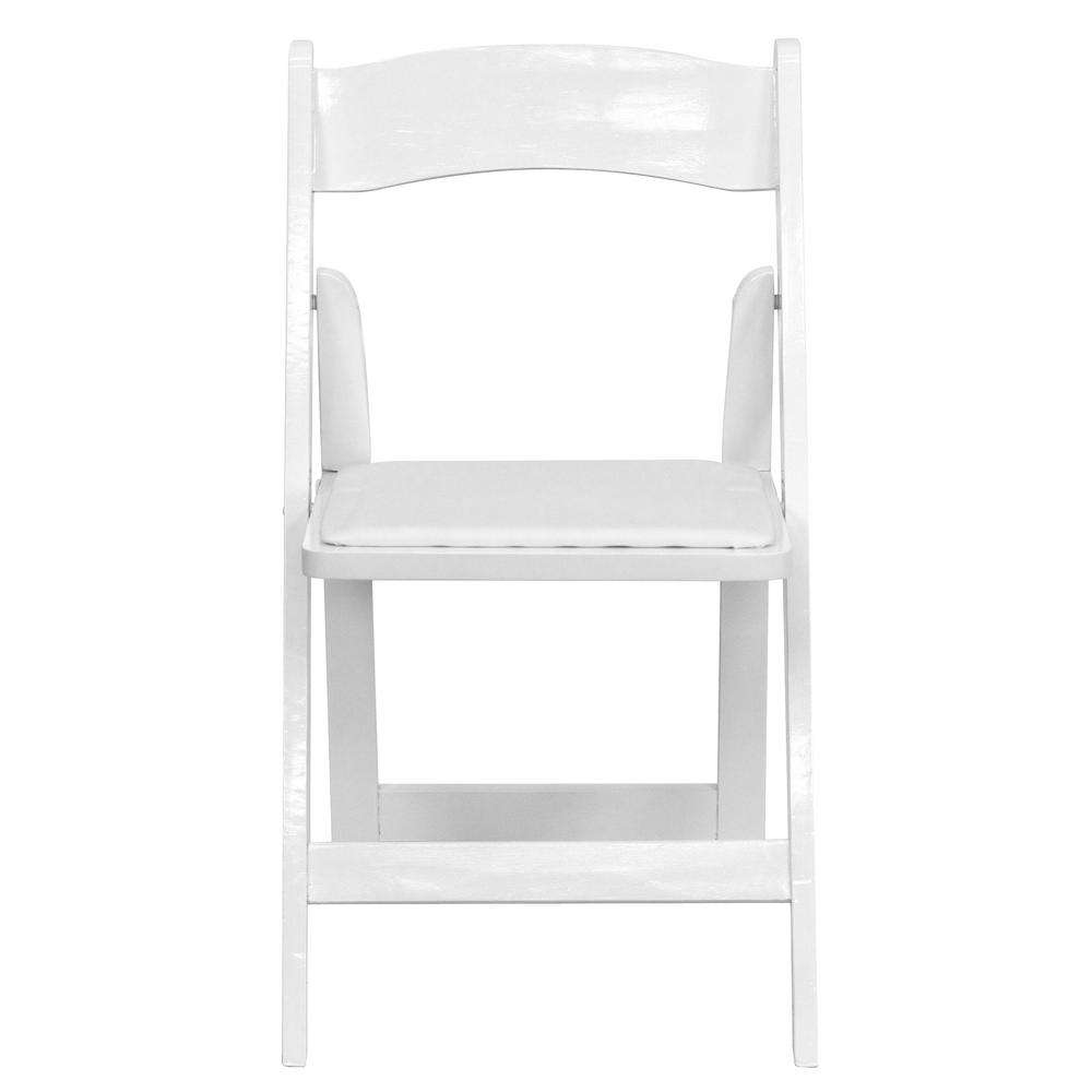 white wood folding chairs