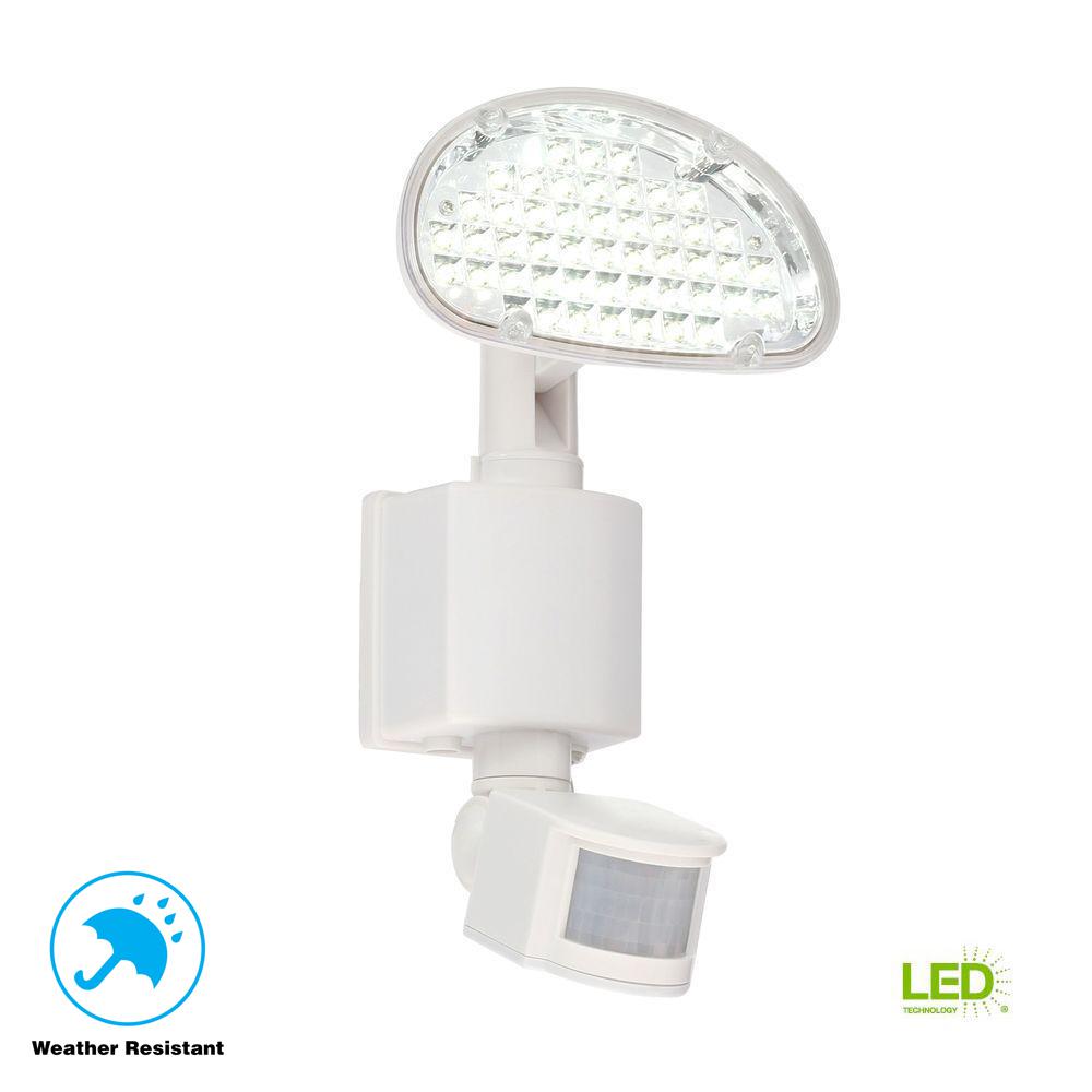 Defiant Solar 48Light 180Degree White Motion Activated Outdoor