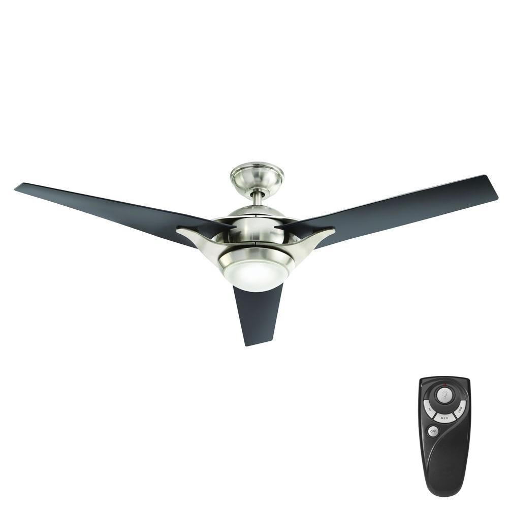 Home Decorators Collection Simpkins 56 In Led Indoor Brushed Nickel Home Decorators Collection Simpkins 56 In Led Indoor Brushed Nickel Ceiling Fan With Light Kit