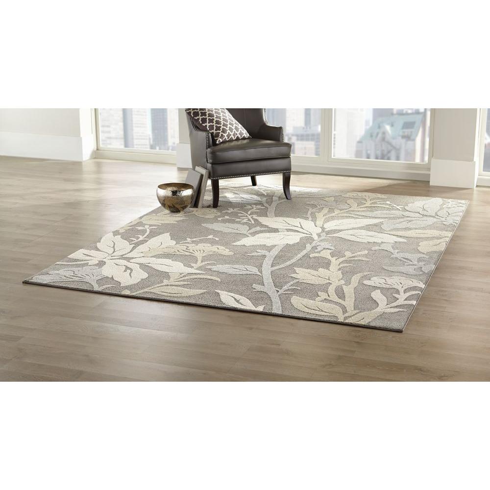 Home Decorators Collection Blooming Flowers Gray 2 Ft X 7 Blooming Flowers Gray 2 Ft X 7