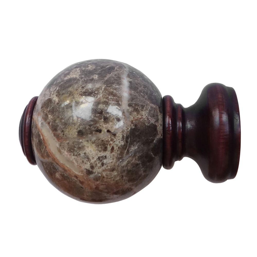 Finials Curtain Hardware The Home Depot 1 3 8