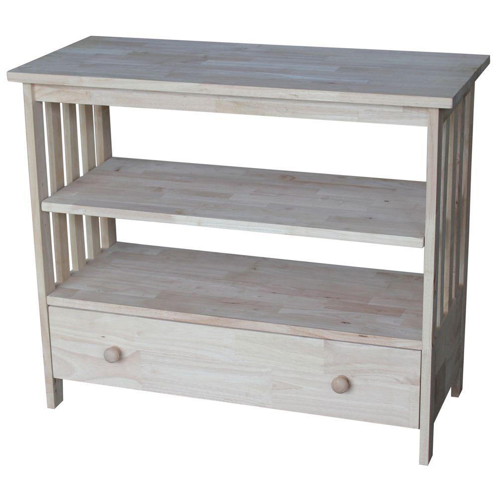 International Concepts Unfinished Storage Entertainment CenterTV36 The Home Depot