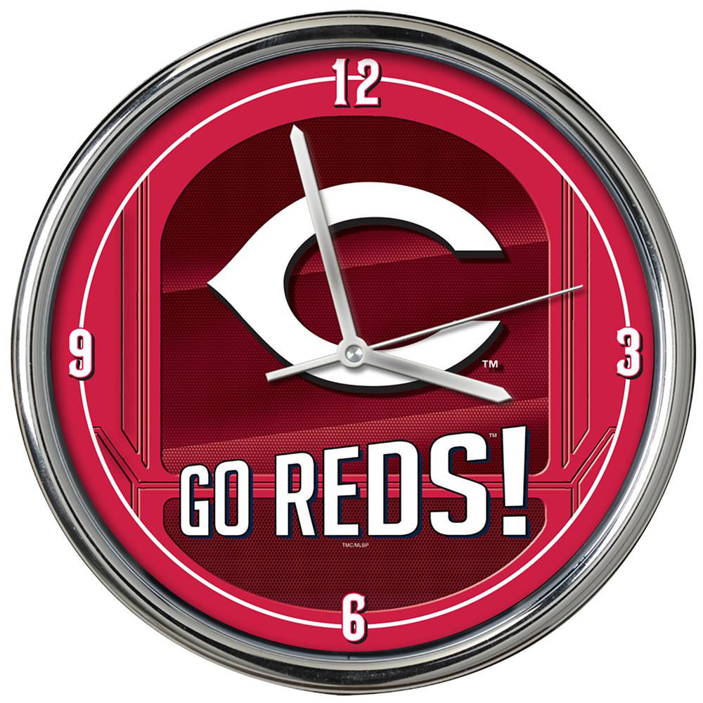 The Memory Company MLB Go Team Chrome Astros Clock MLBHAS1739 The