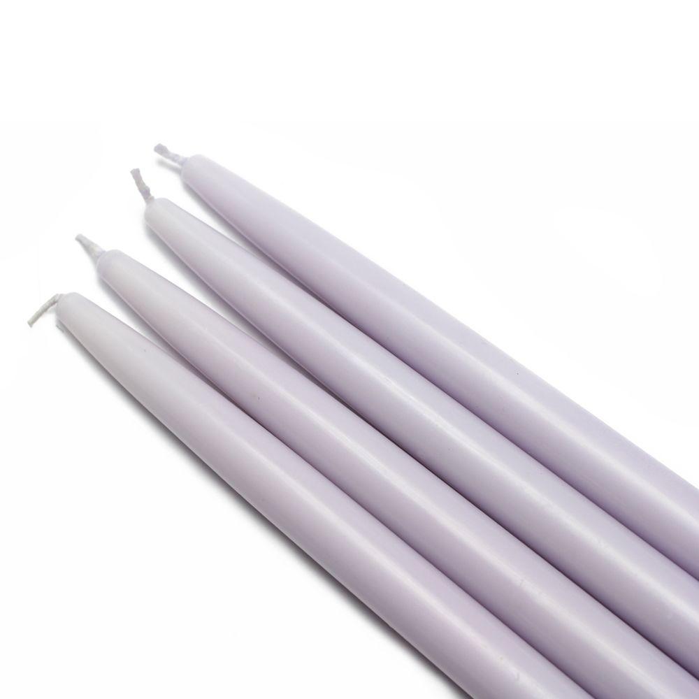 Zest Candle 12-Piece Taper Candles 10-Inch Hot Pink