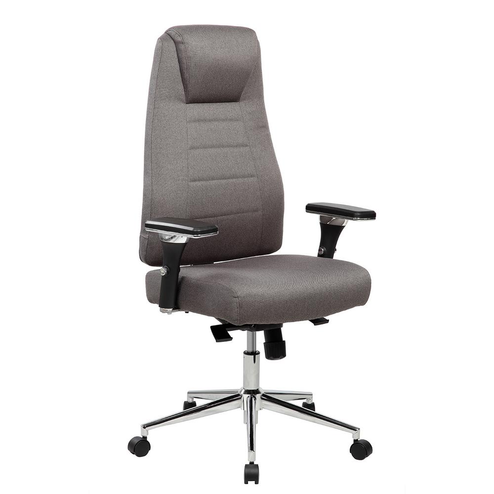 Techni Mobili Gray Comfy Height Adjustable Home Executive