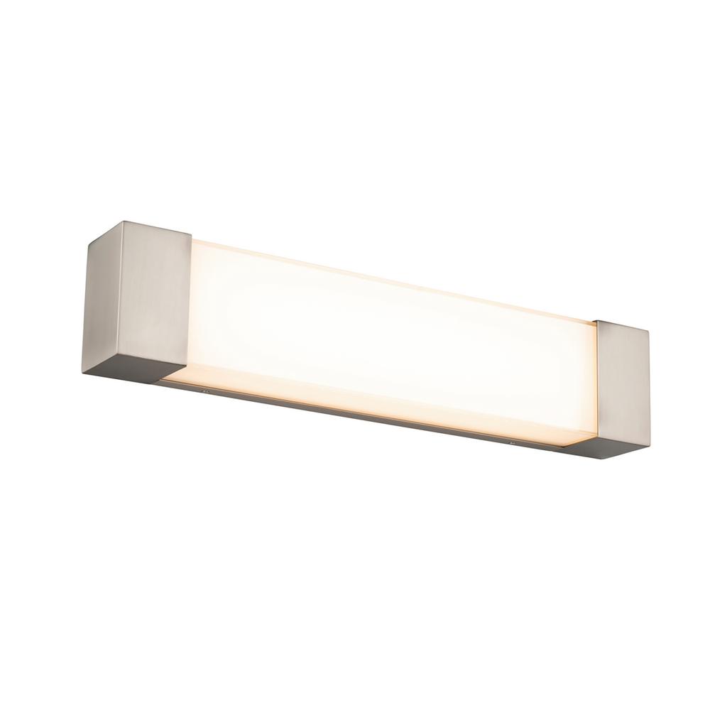 WAC Lighting Darcy 24 In. Brushed Nickel LED Vanity Light Bar And Wall ...