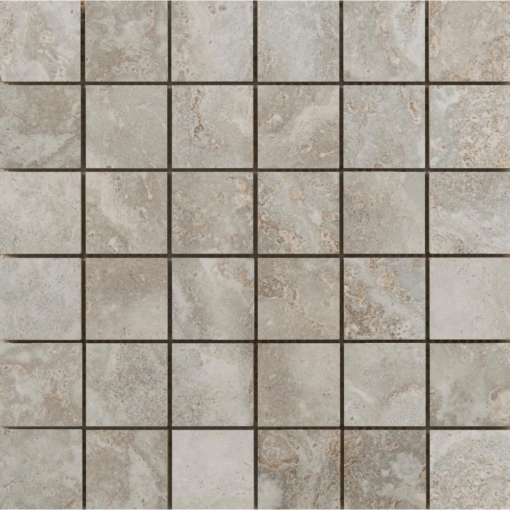 Emser Mosaic Tile The Home Depot Lucerne Matterhorn 12 99 In X 10mm Porcelain Mesh Mounted Mosaic