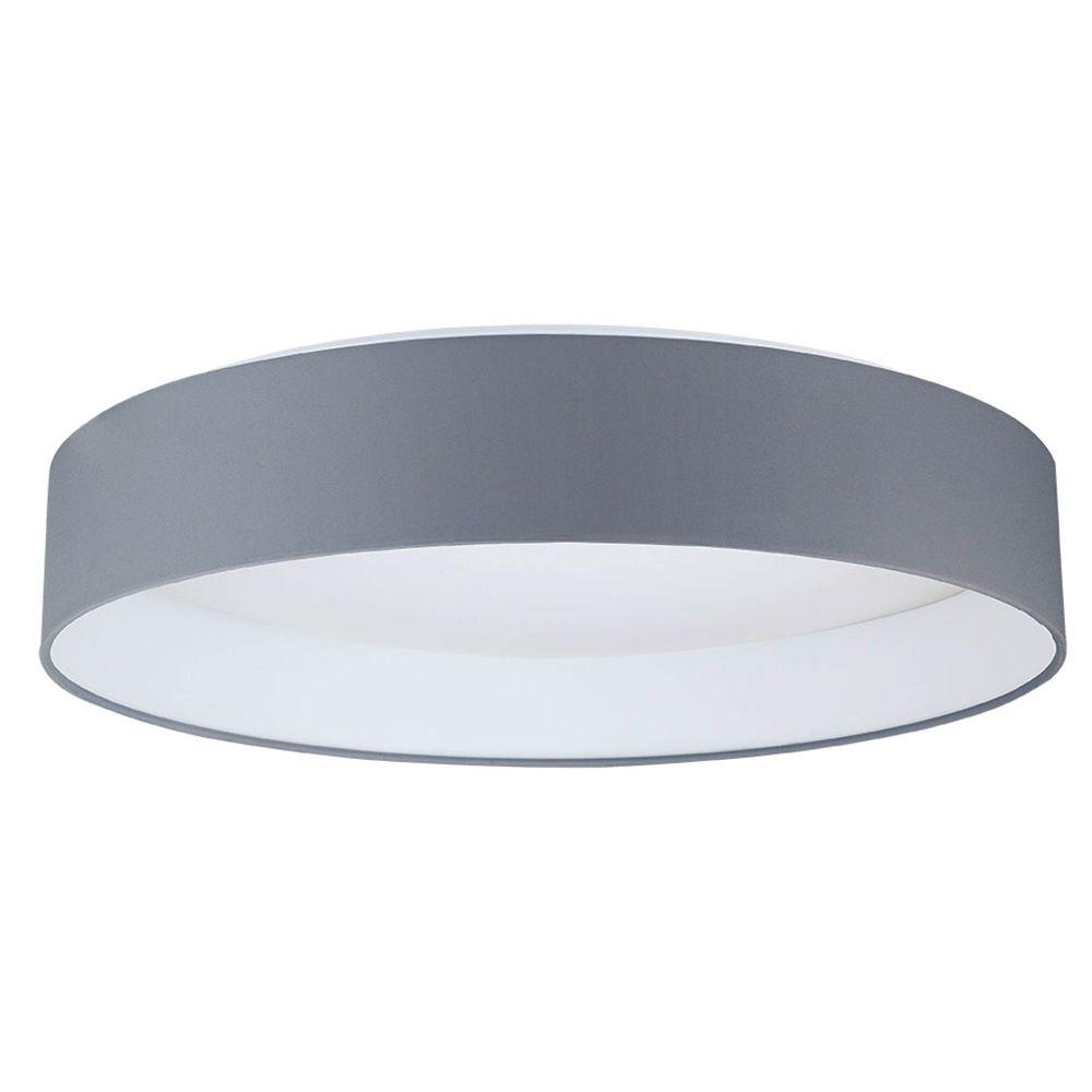 Round Eglo Mid Century Modern Flush Mount Lights Lighting Palomaro Black Led Ceiling Light