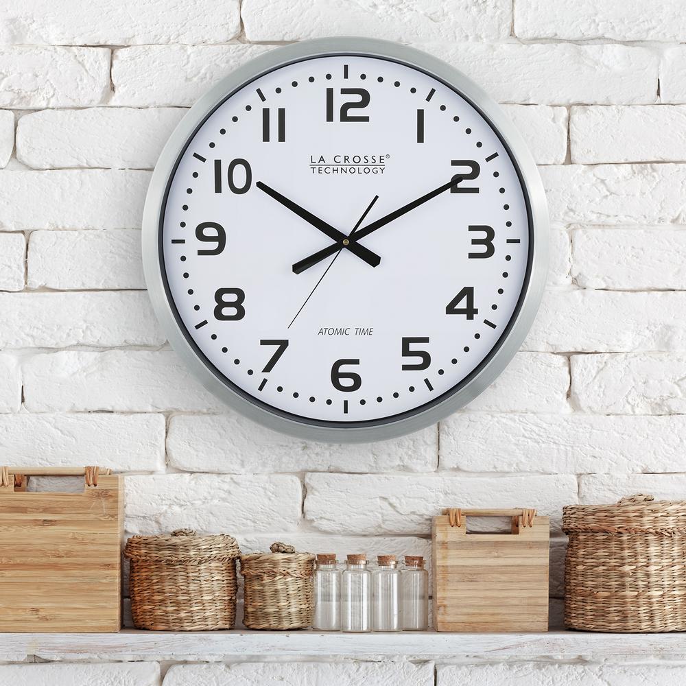 La Crosse Technology 20 in. Large Analog Wall Clock 404-1220 - The Home