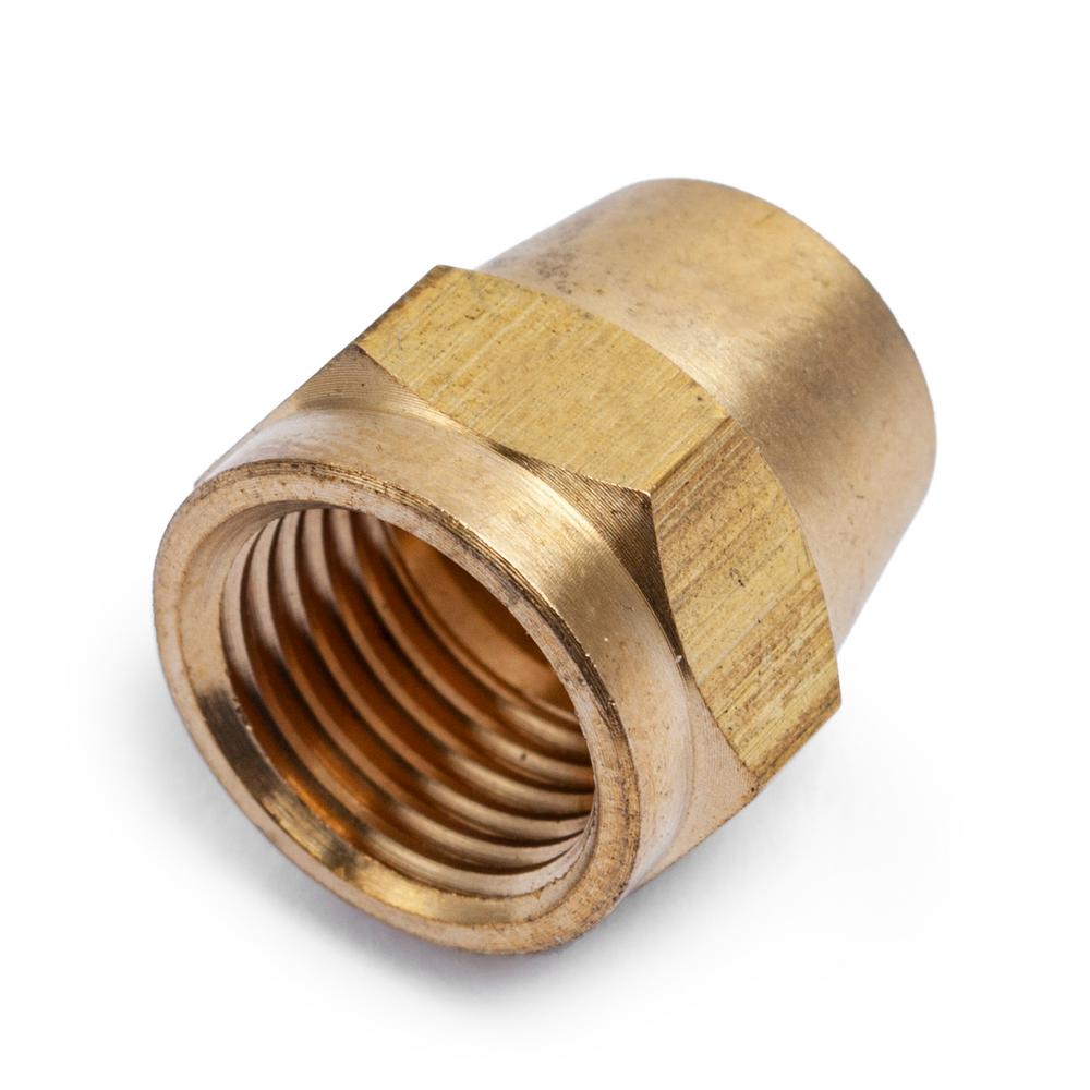 SAE 45 Degree Flare,5//16 Tube O.D GaoLing 4 pcs Brass Tube Fitting Short Flare Nut