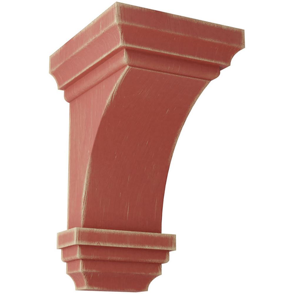 Factory Primed and Ready for Paint Ekena Millwork COR06X05X10HO-CASE-6 Corbel