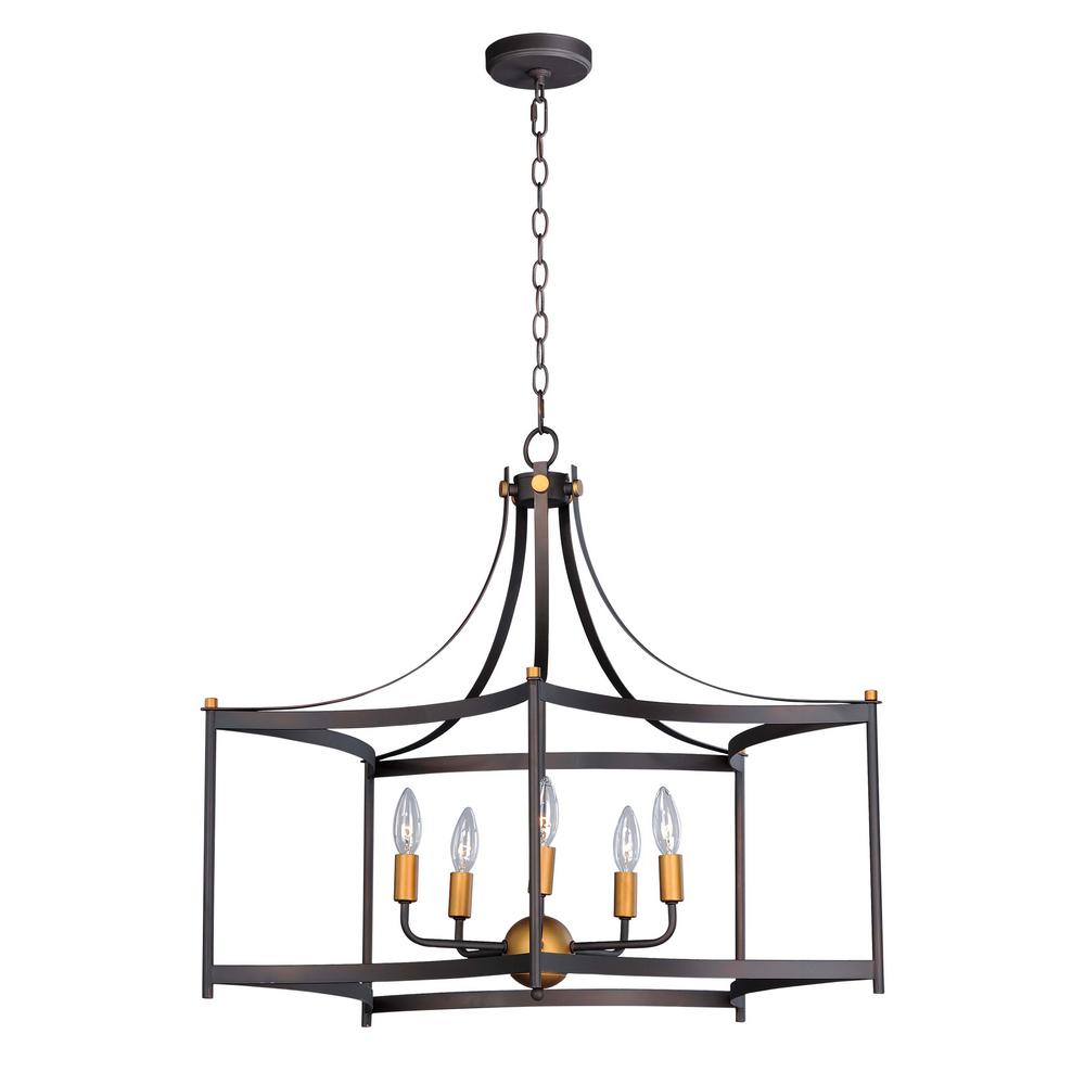Maxim Lighting Wellington 5 Light Oil Rubbed Bronze Antique Br Pendant Maxim Lighting Wellington 5 Light Oil Rubbed Bronze Antique Br Pendant