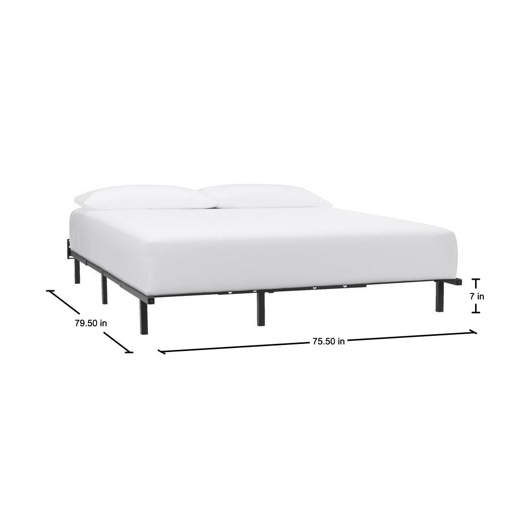 Metal Bed Frame Adjustable Rails Twin, Adjustable Twin Full Queen Size Metal Bed Frame