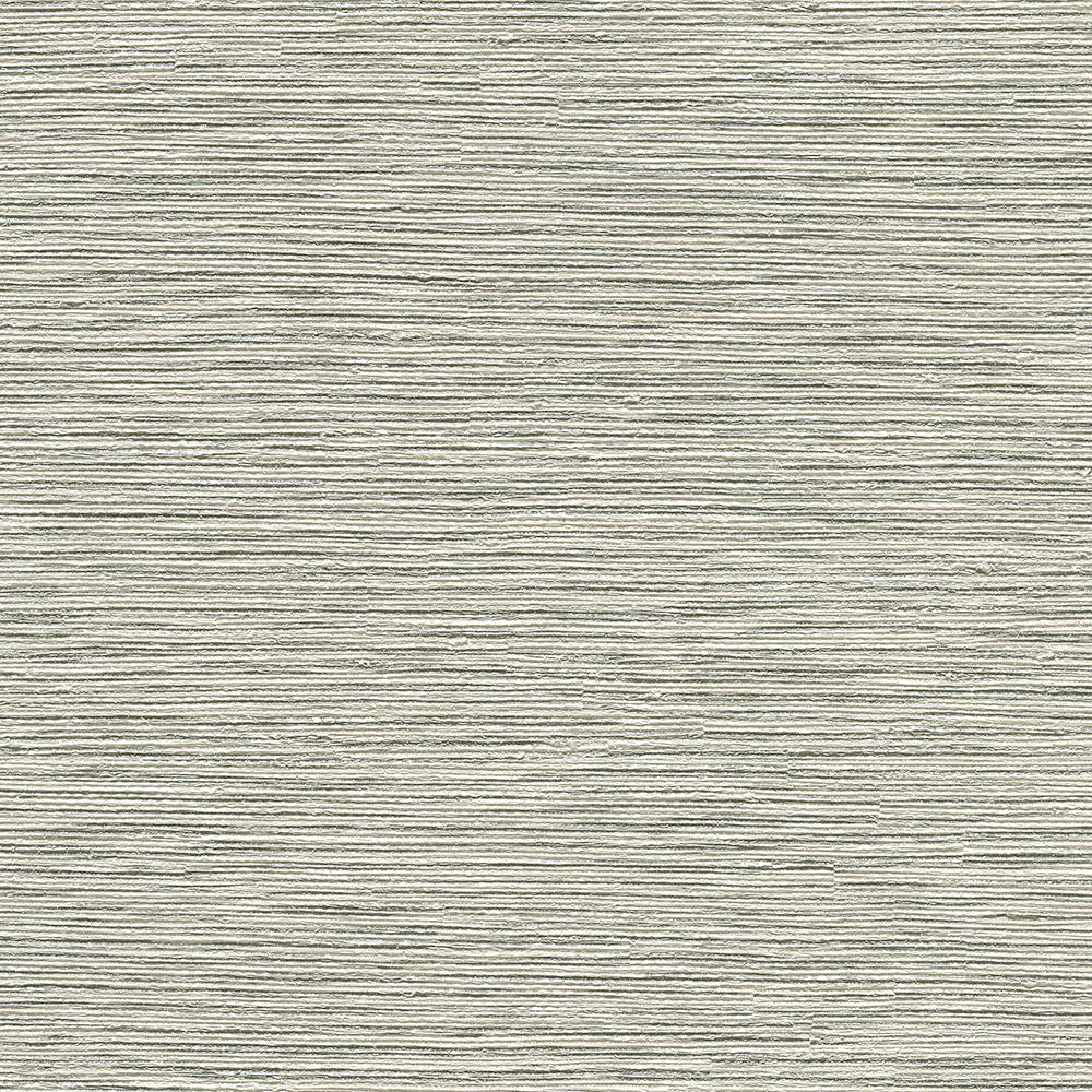 8 in. x 10 in. Mabe Grey Faux Grasscloth Wallpaper Sample27588044SAM