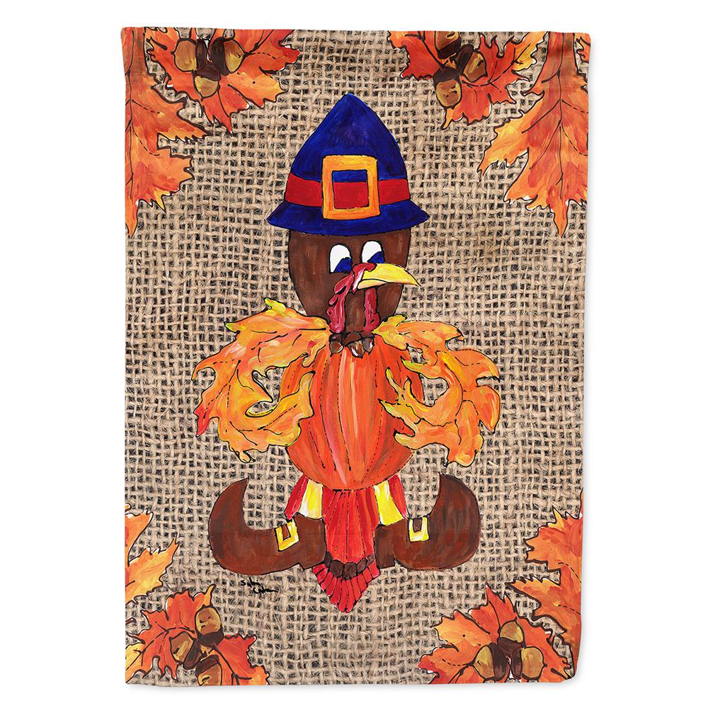 Carolines Treasures Thanksgiving Turkey Pilgrim Fleur De Lis Indoor or Outdoor Doormat Multicolor 18 x 27