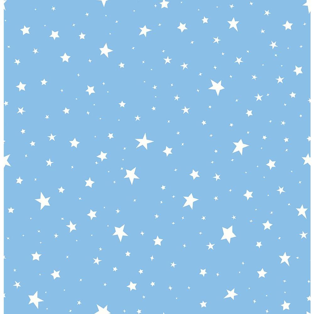 brewster sky blue stars sky blue wallpaper sample 2679 002123sam the home depot brewster home fashions