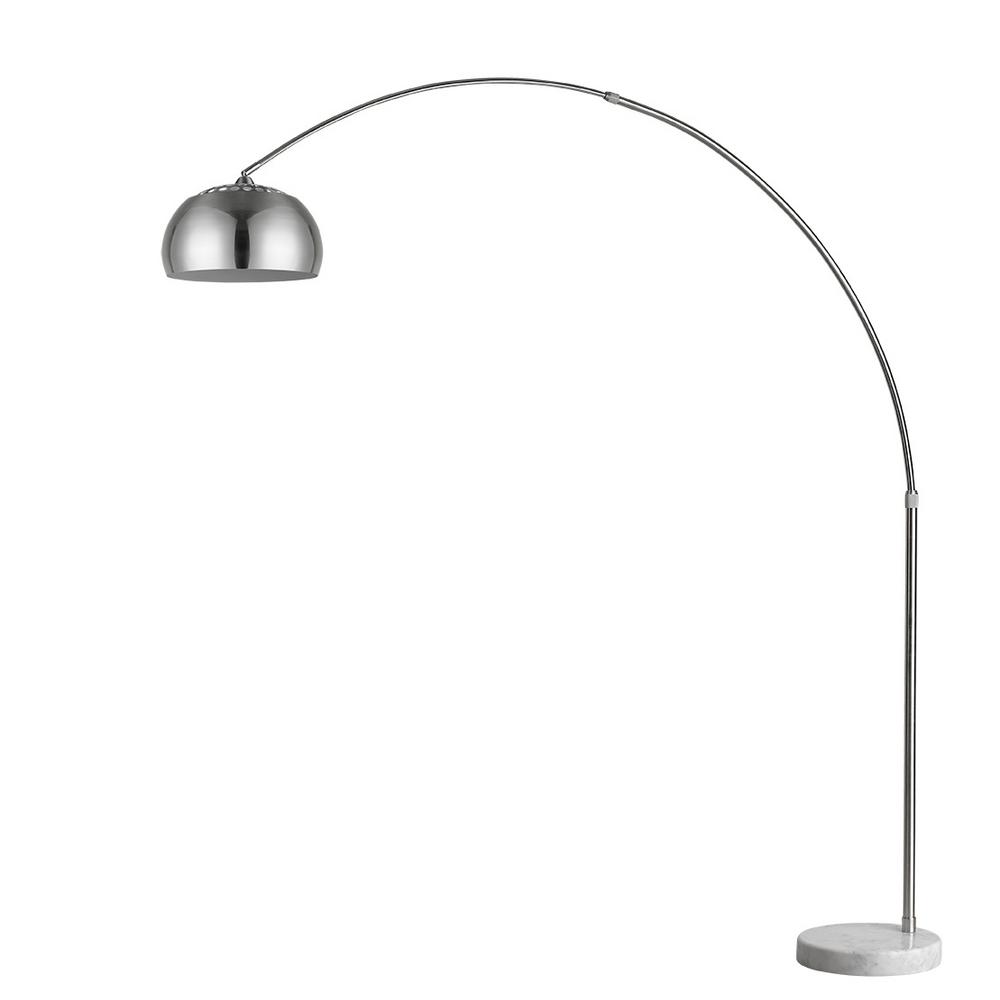 Trend Lighting Mid 1 Light Brushed Nickel Adjule Arc Floor Lighting Mid 1 Light Brushed Nickel