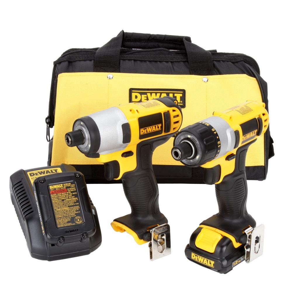 DEWALT 12Volt MAX LithiumIon Cordless Screwdriver/Impact Driver Combo