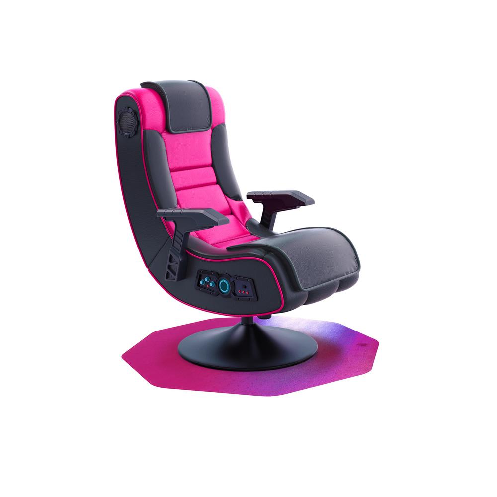 Unbranded 9Mat Polycarbonate 9Sided Pink Gaming ESport Chair Mat for