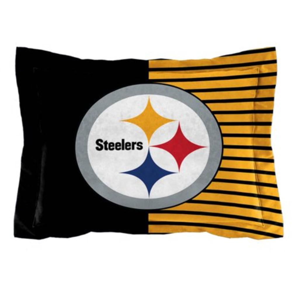 Steelers 3 Piece Multicolored Full Comforter Set 1nfl849000078ret