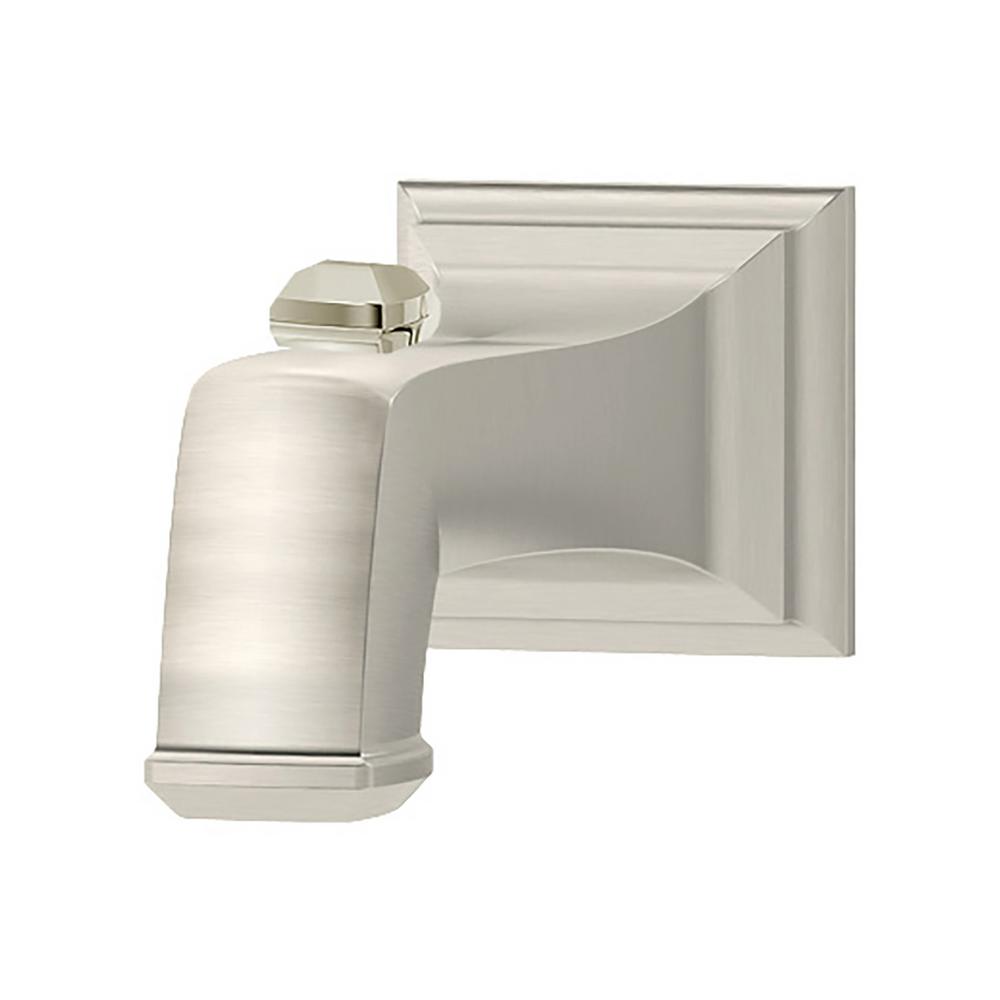 Symmons Oxford 6-1/2 In. Diverter Tub Spout in Satin Nickel-422TSD-STN ...