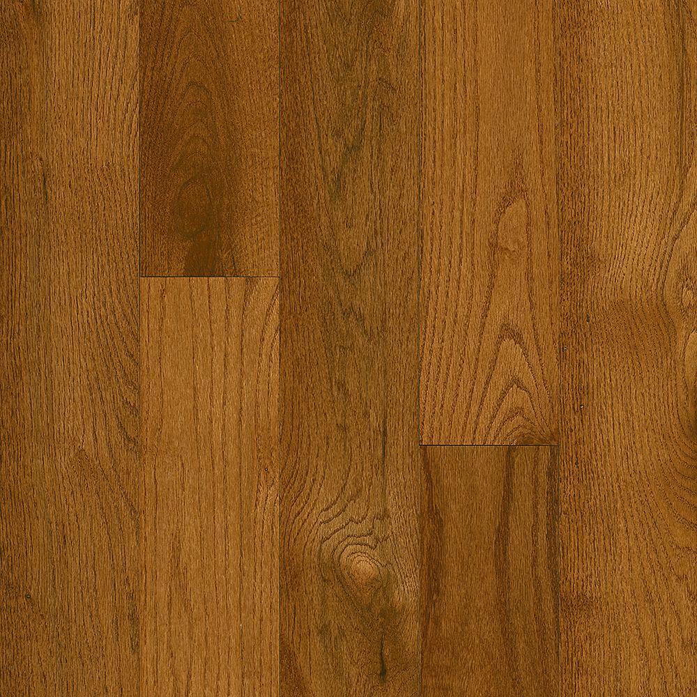 Bruce Plano Oak Gunstock 3 4 In Thick X 1 Wide Varying Length Solid Hardwood Flooring 22 Sq Ft Case C1111 The Home Depot Bruce Plano Oak Gunstock 3 4 In Thick