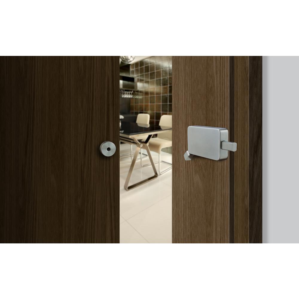 Inox Privacy Barn Door 13 16 In Polished Stainless Surface Jamb