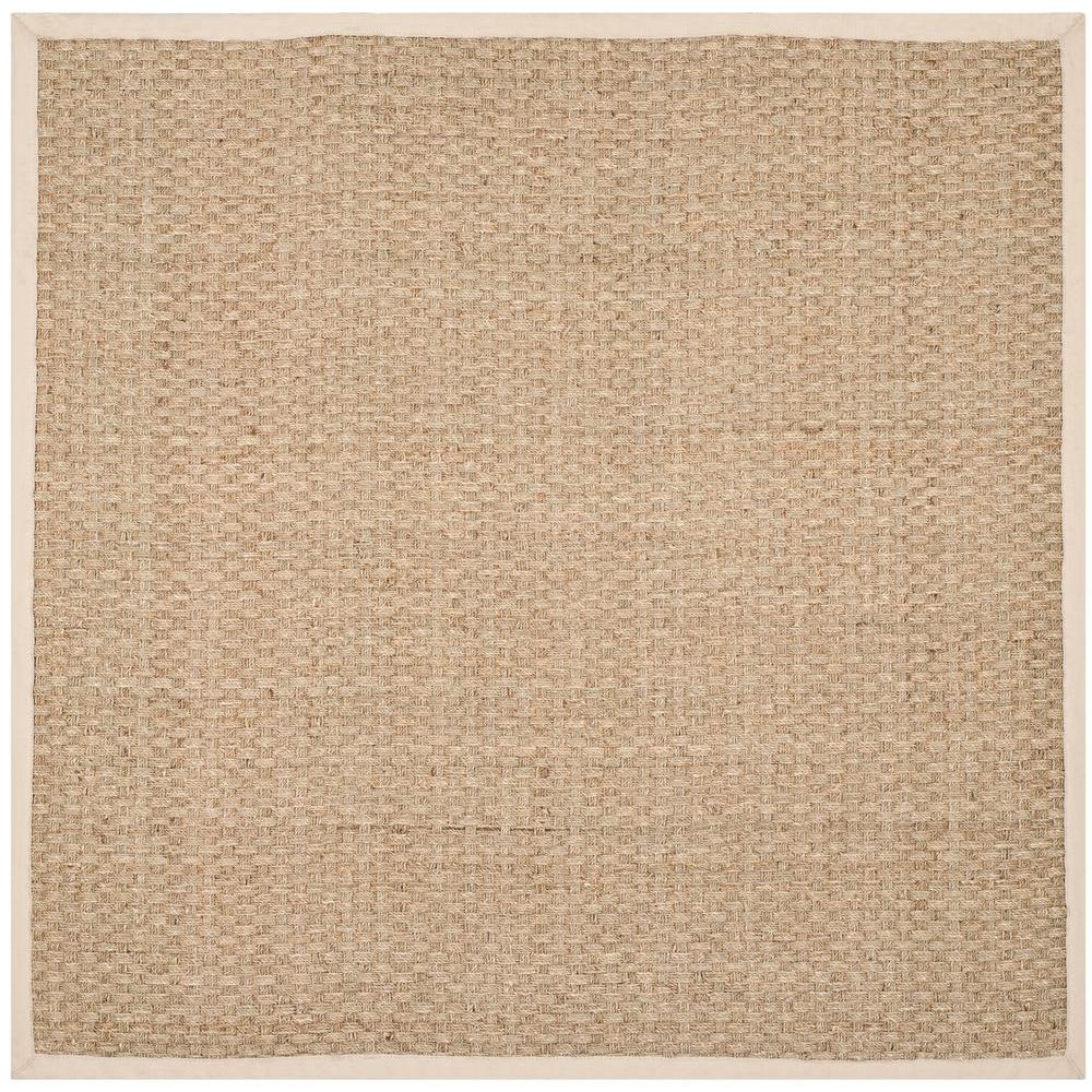 Safavieh Natural Fiber Beige Ivory 6 Ft X Square Area Rug Safavieh Natural Fiber Beige Ivory 6 Ft X Square Area Rug