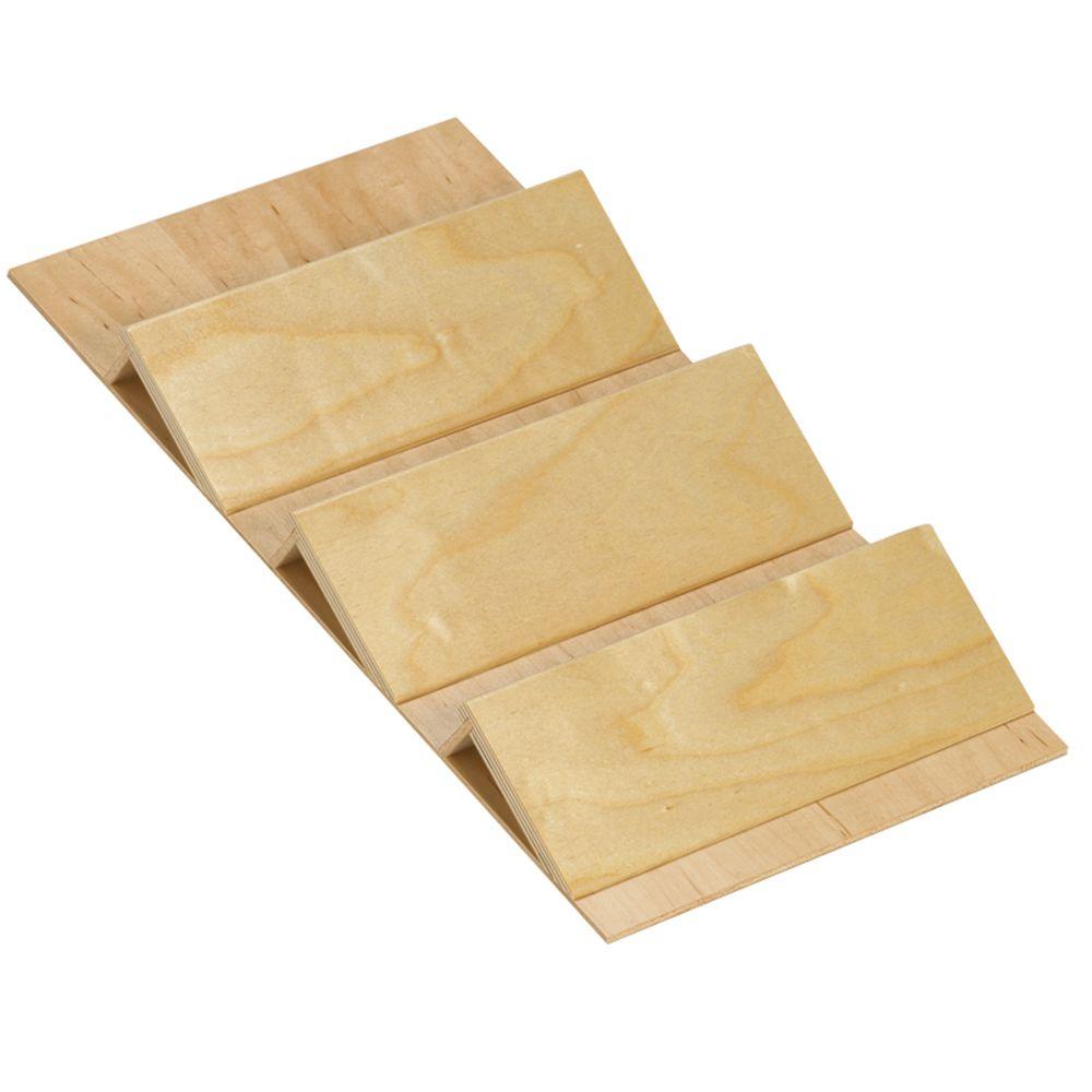 Knape Vogt 1 81 In X 10 125 In X 19 5 In Wood Spice Drawer