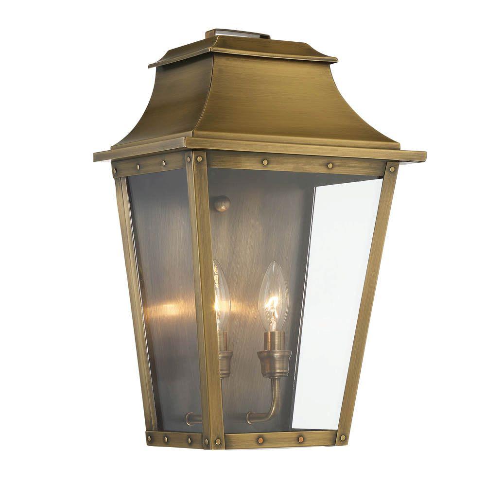 exterior brass light