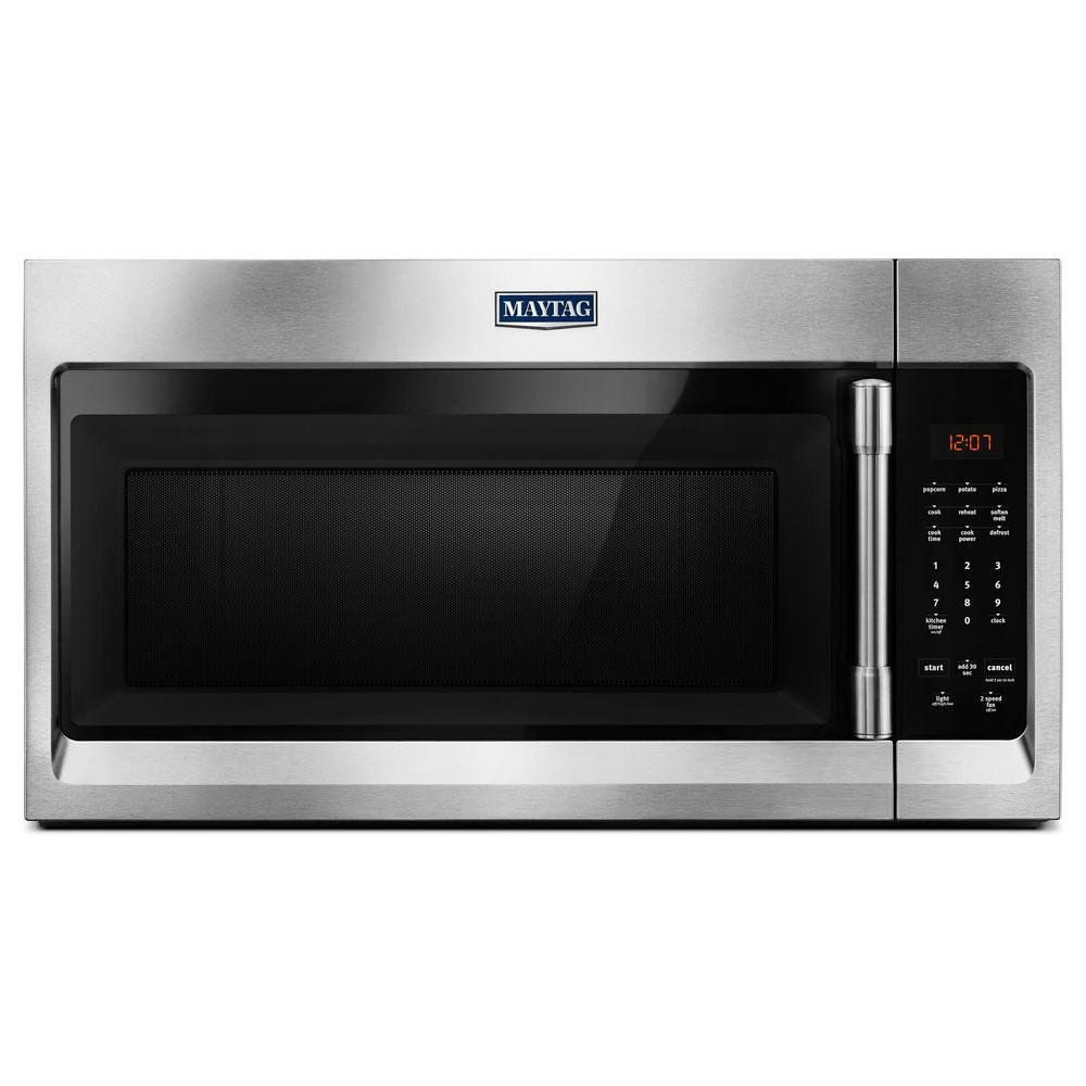 Maytag Over The Range Microwaves Home Depot Over The Range Microwave Hood In Fingerprint