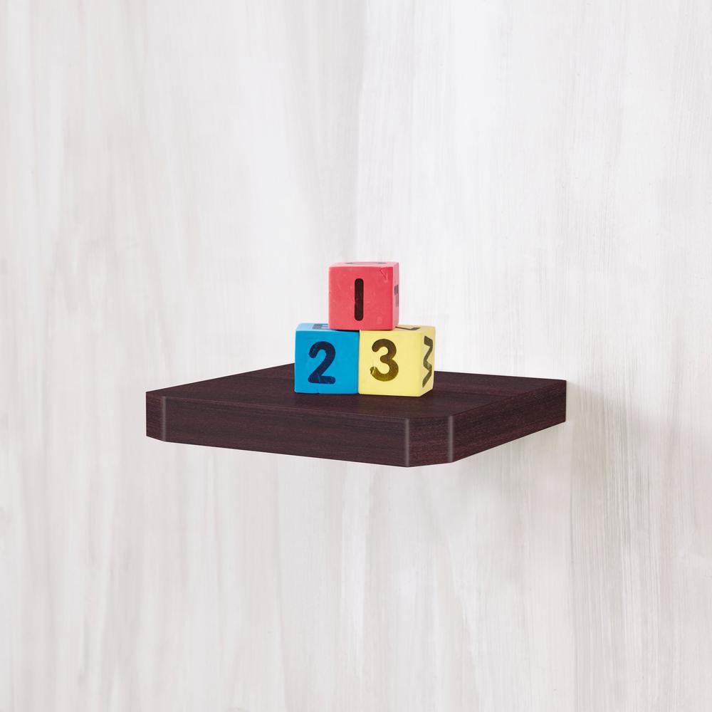 Way Basics Uniq 9 8 In W X 1 6 In D Zboard Floating Espresso