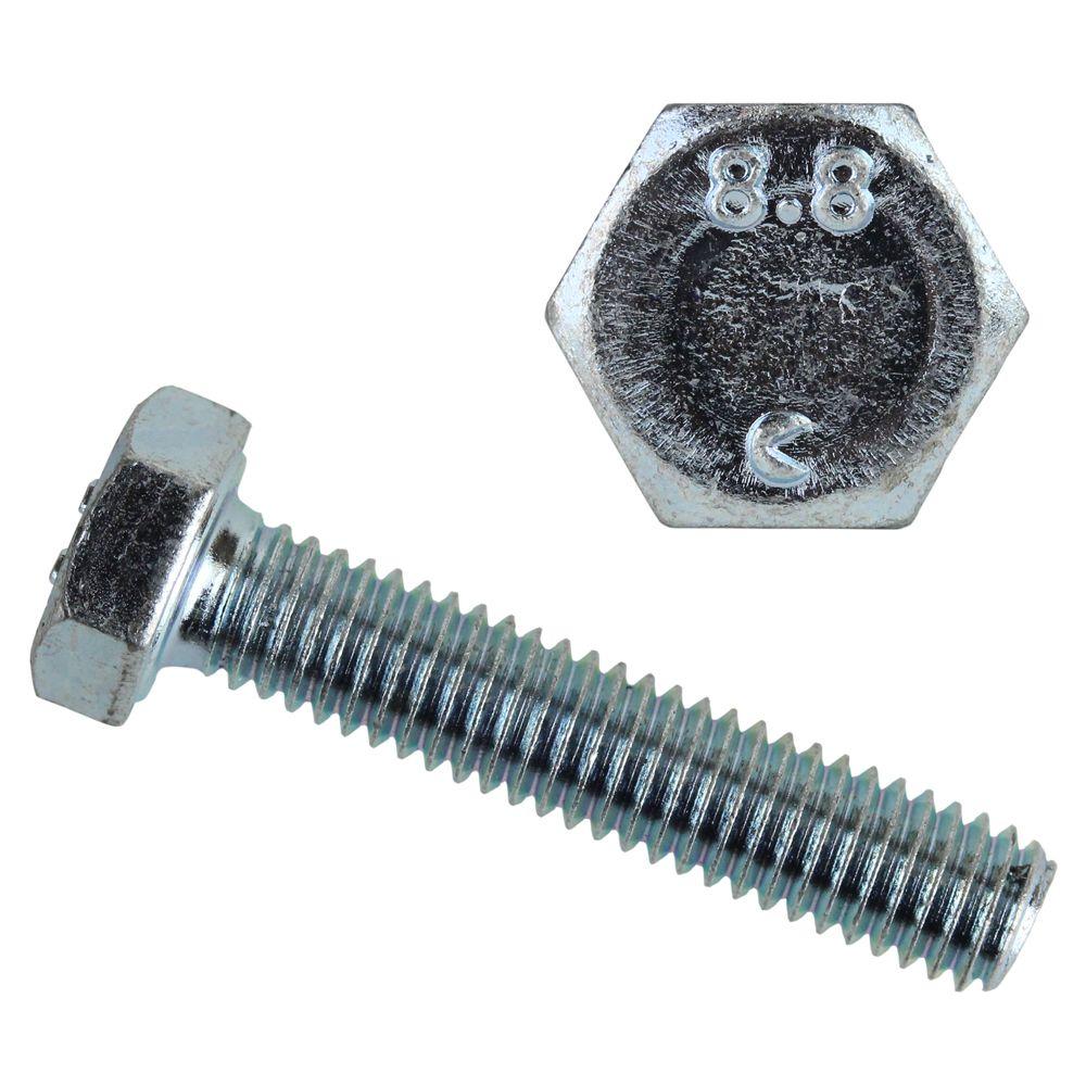 Crown Bolt 6 mm x 1.0 in. x 35 mm Grade8.8 ZincPlated HexHead Metric