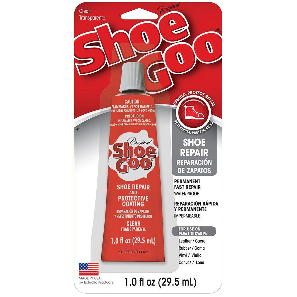 clear shoe glue